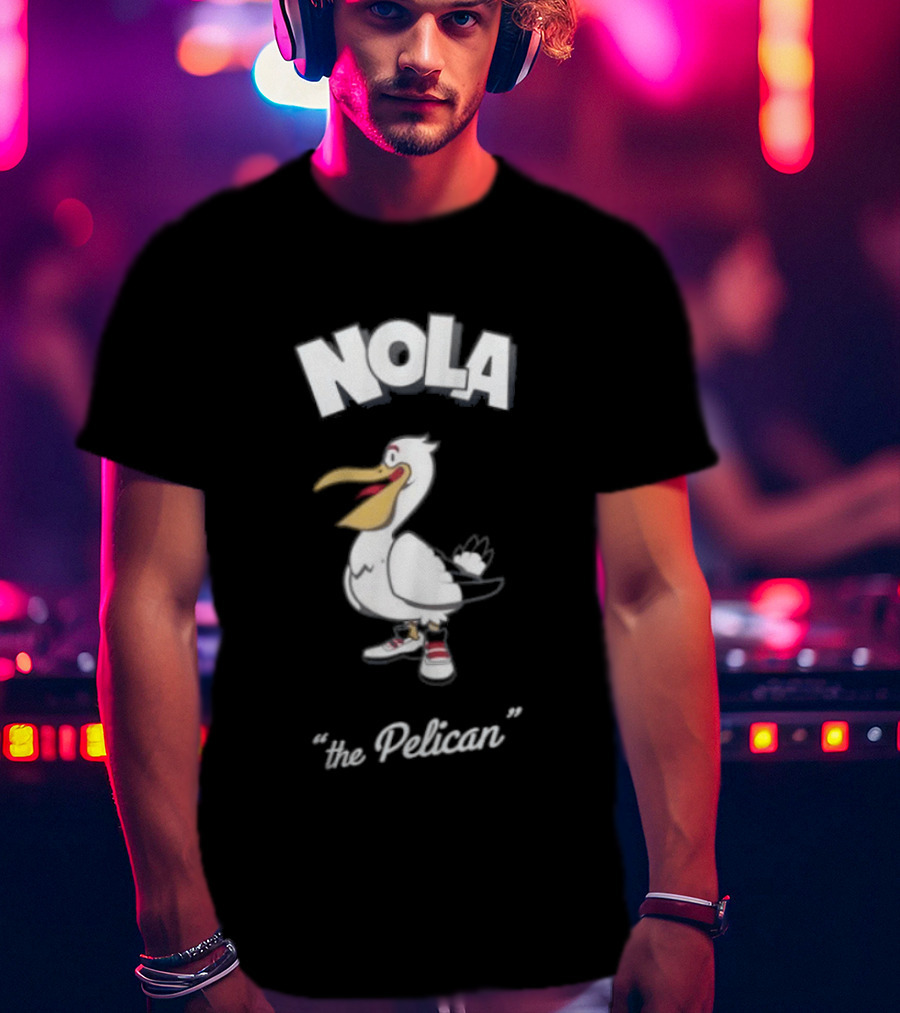 New Orleans Pelicans Nola The Pelican NBA Toons T-Shirt