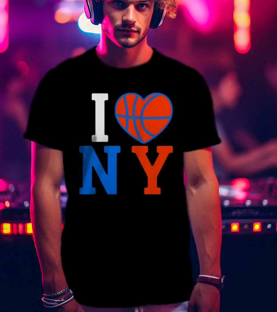 New York Knicks I Heart NY Basketball T-Shirt