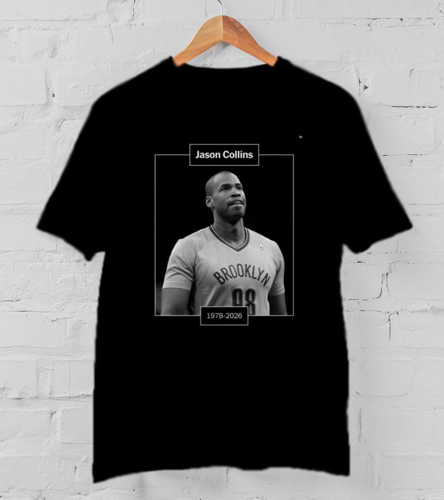 Jason Collins 1978 2026 Brooklyn Basketball T-Shirt