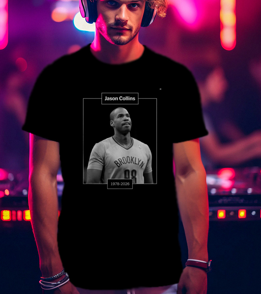 Jason Collins 1978 2026 Brooklyn Basketball T-Shirt