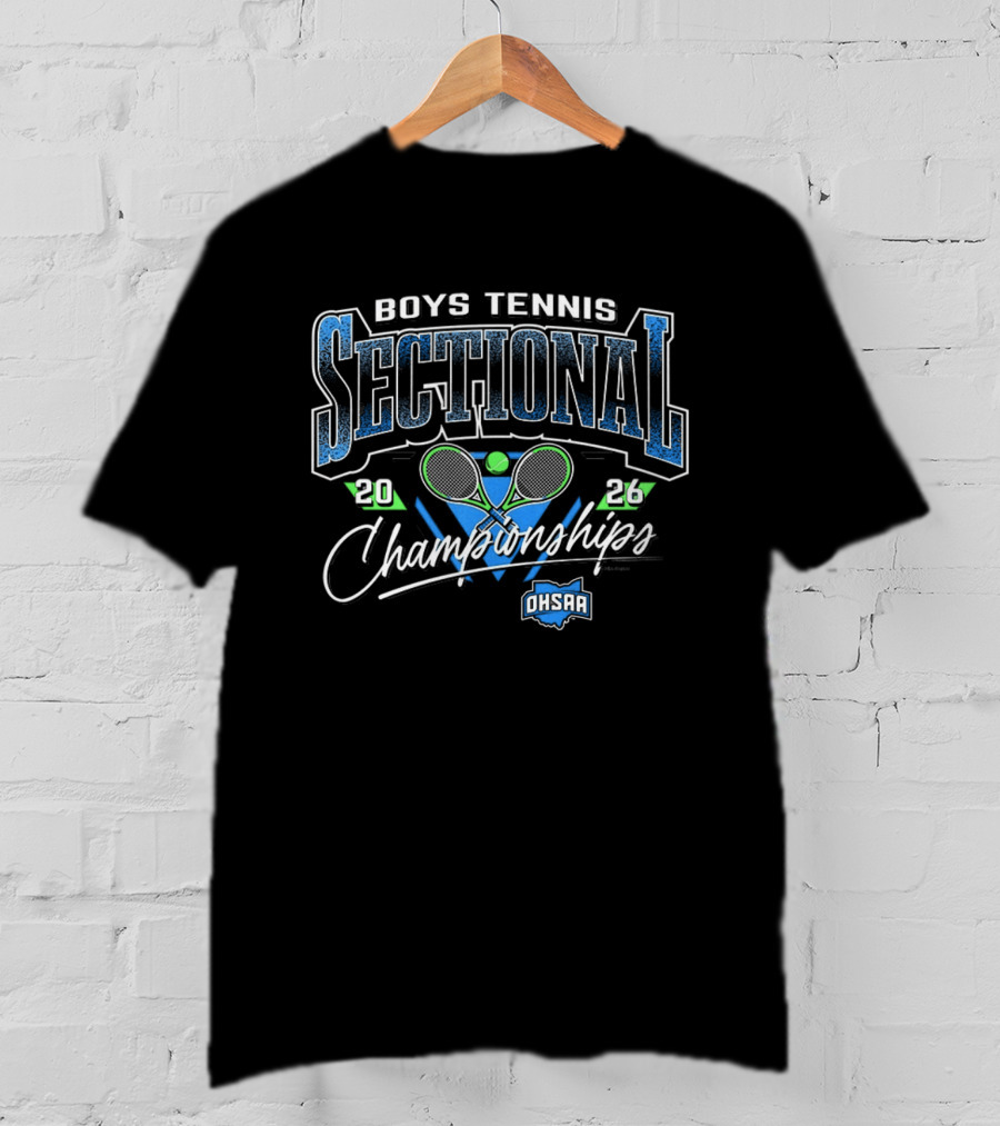 2026 Boys Tennis Sectional Championships OHSAA T-Shirt