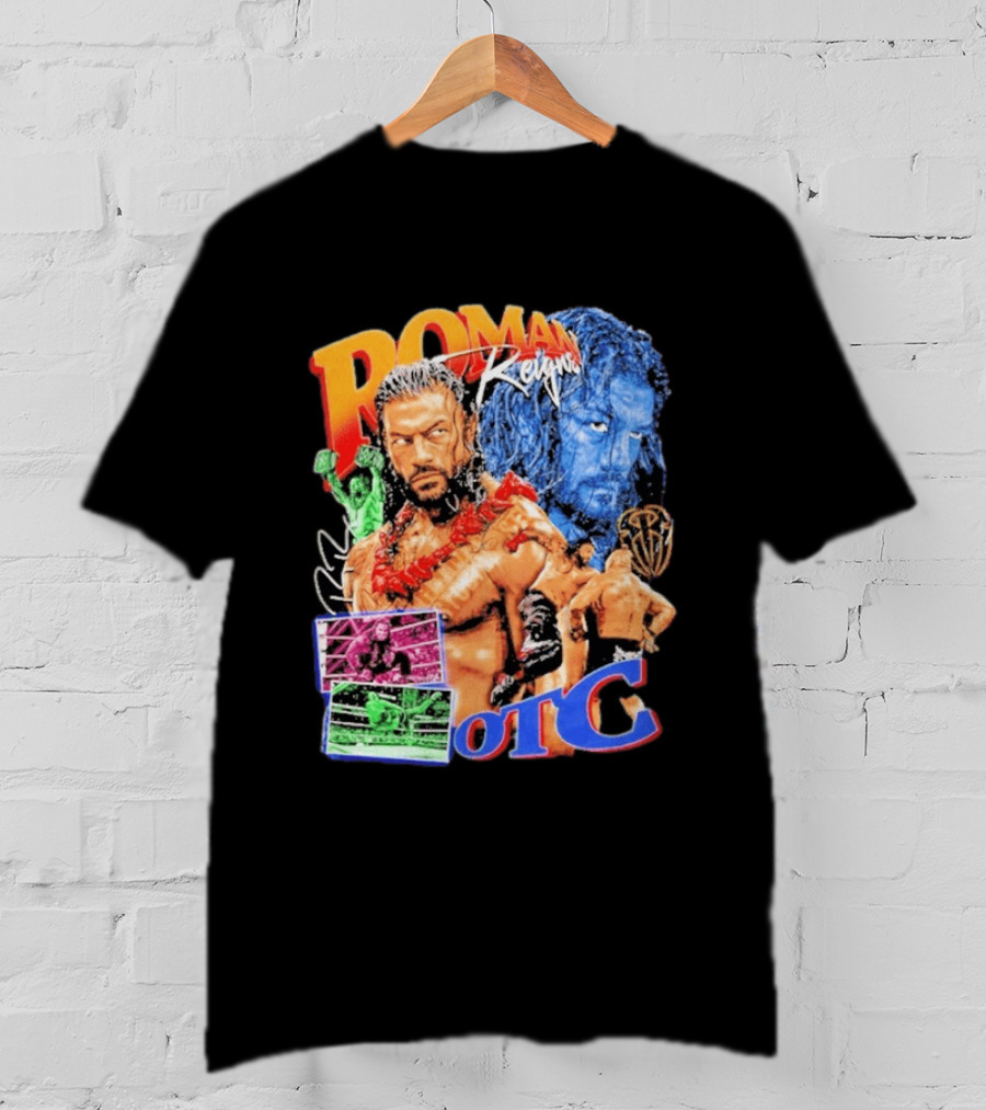 Roman Reigns Tribal Chief OTC Wrestling Champion WWE Acknowledged T-Shirt
