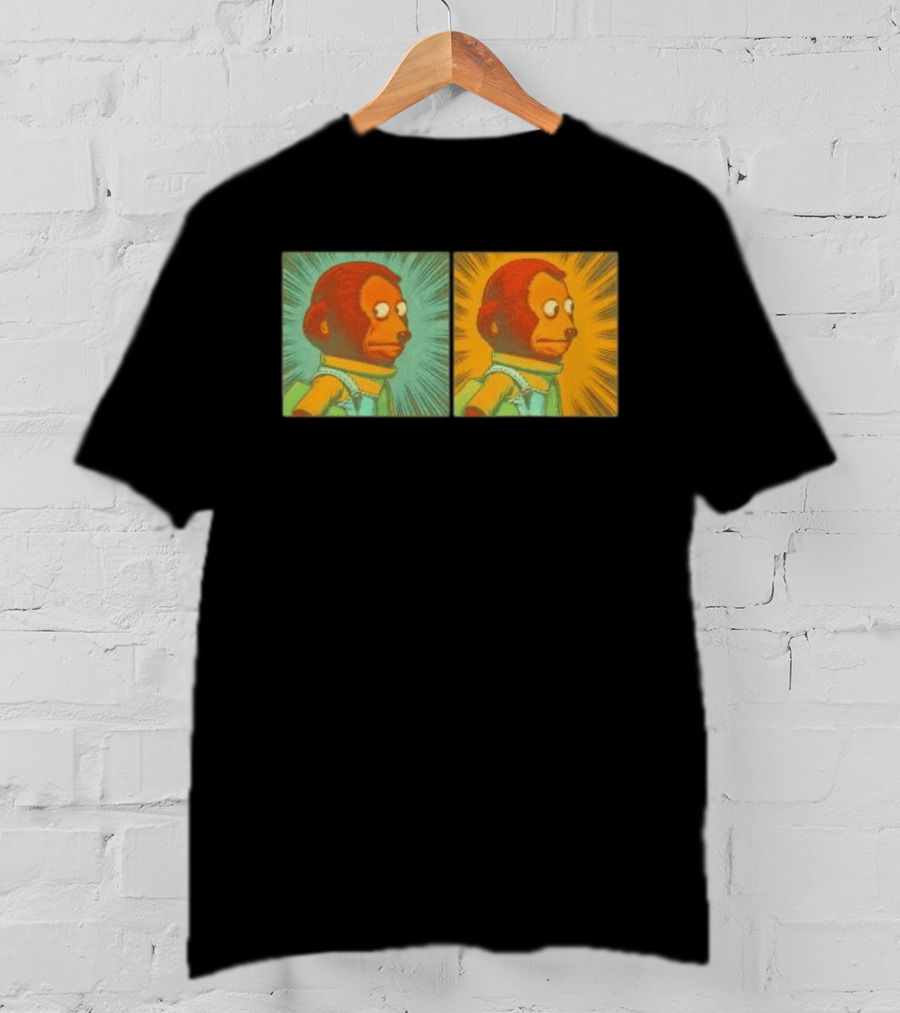 Awkward Look Monkey Puppet Meme Garment Dyed T-Shirt