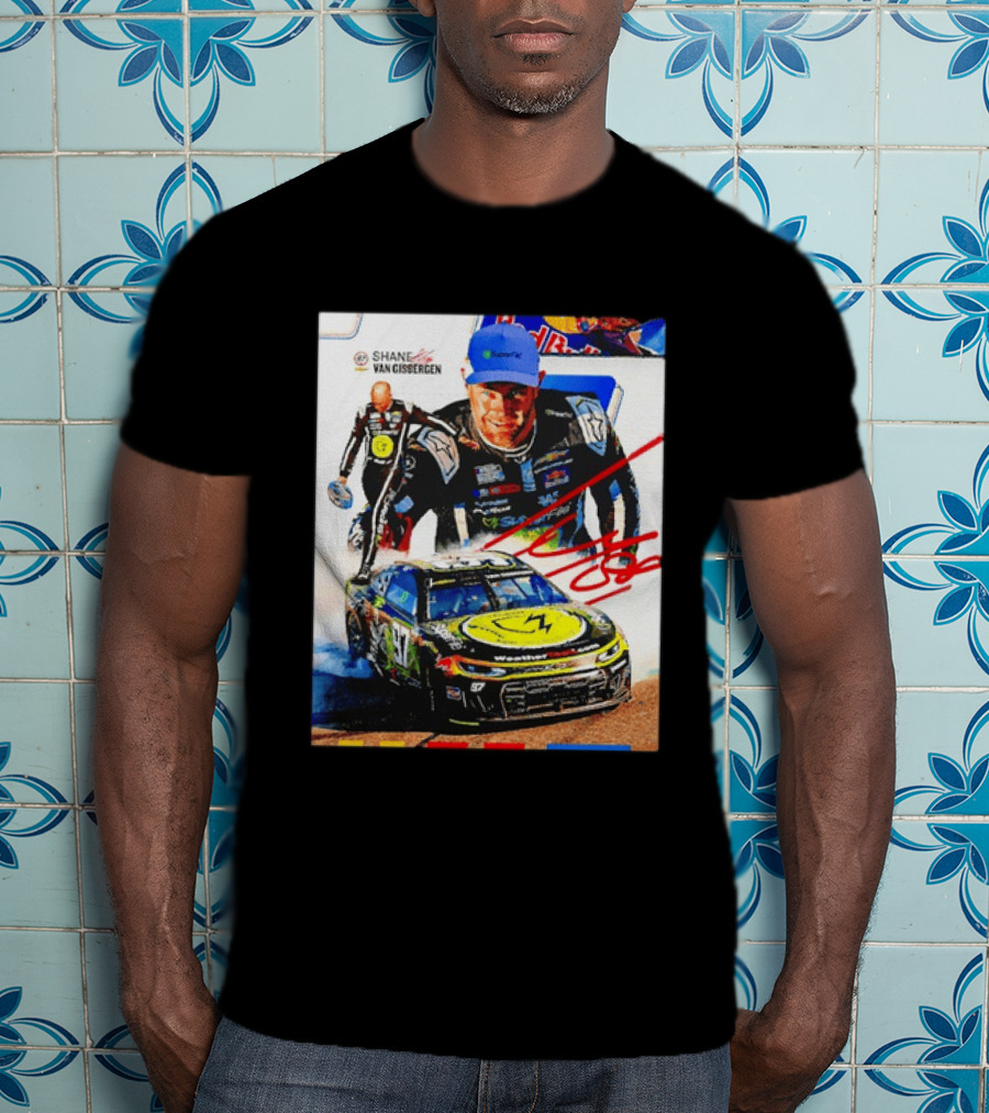 Shane Van Gisbergen NASCAR Red Bull New Zealander Racing Driver #97 T-Shirt