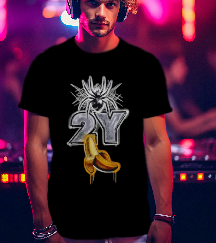 2Y Spider Banana Bananaman Killed T-Shirt