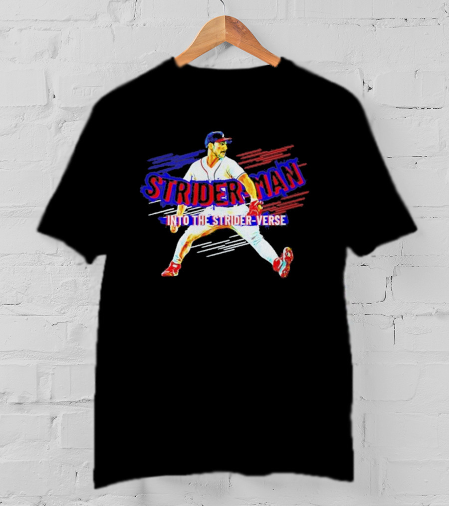 Atlanta Braves Strider Man Into The Strider Verse T-Shirt