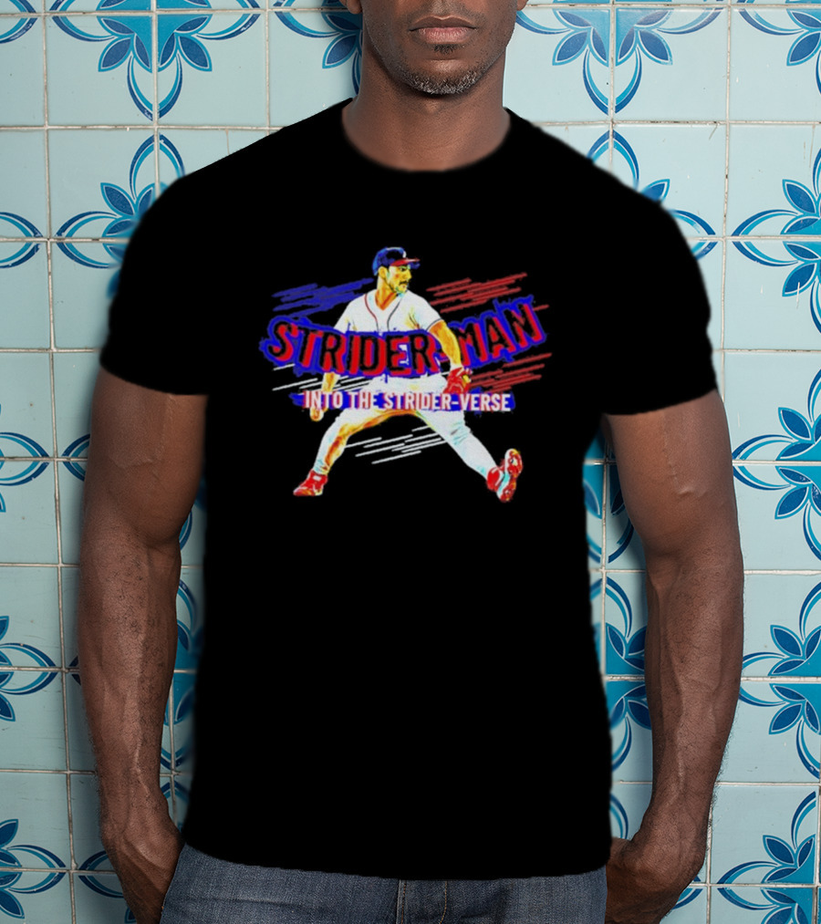 Atlanta Braves Strider Man Into The Strider Verse T-Shirt