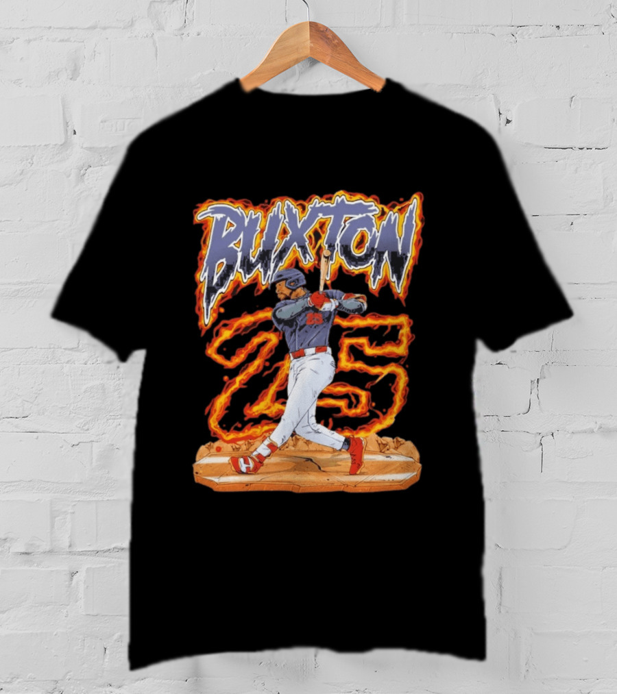 Buxton 25 Blazing Baseball Slugger T-Shirt