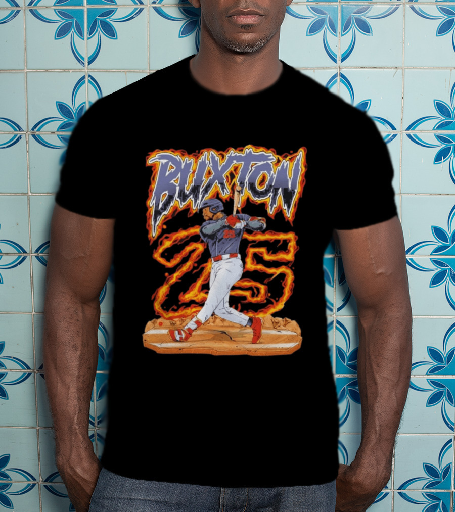 Buxton 25 Blazing Baseball Slugger T-Shirt