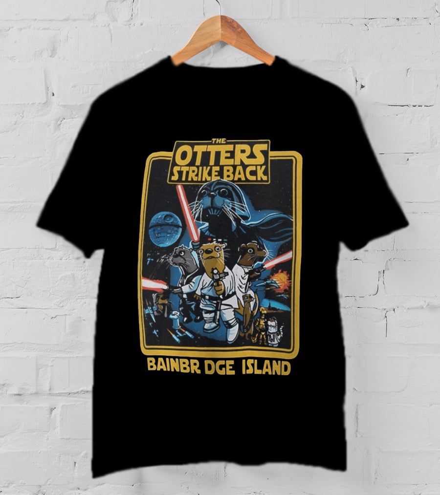 The Otters Strike Back Bainbridge Island Star Wars T-Shirt
