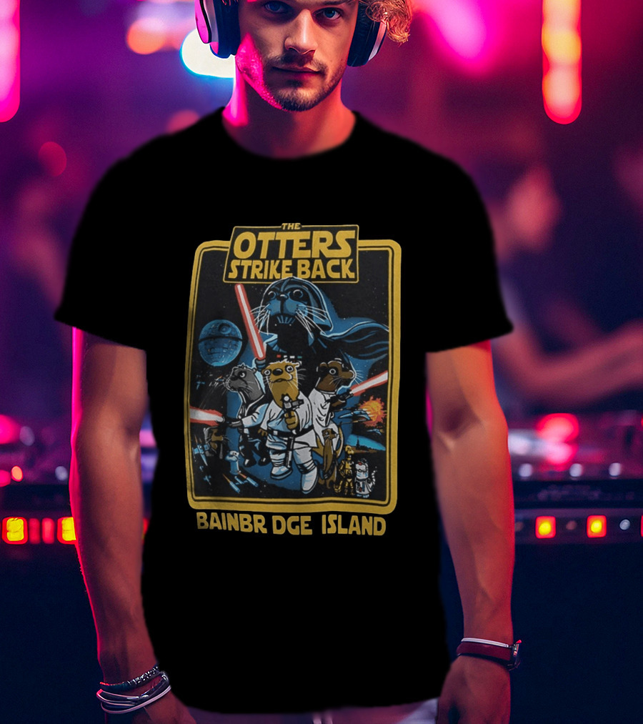 The Otters Strike Back Bainbridge Island Star Wars T-Shirt