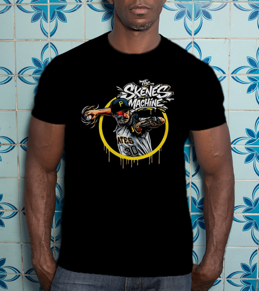The Skenes Machine Paul Skenes Pittsburgh Pirates Pitcher 30 Aces T-Shirt