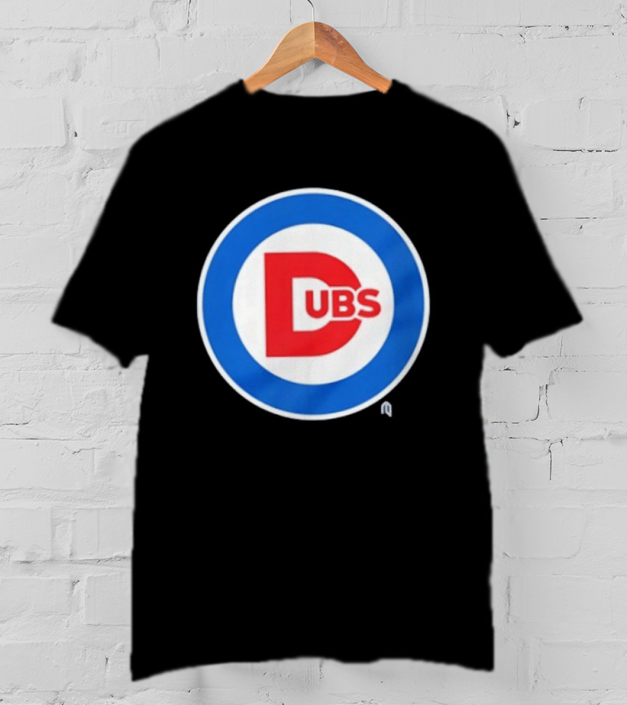 Chicago Dubs Cubs Logo Mashup Circle T-Shirt