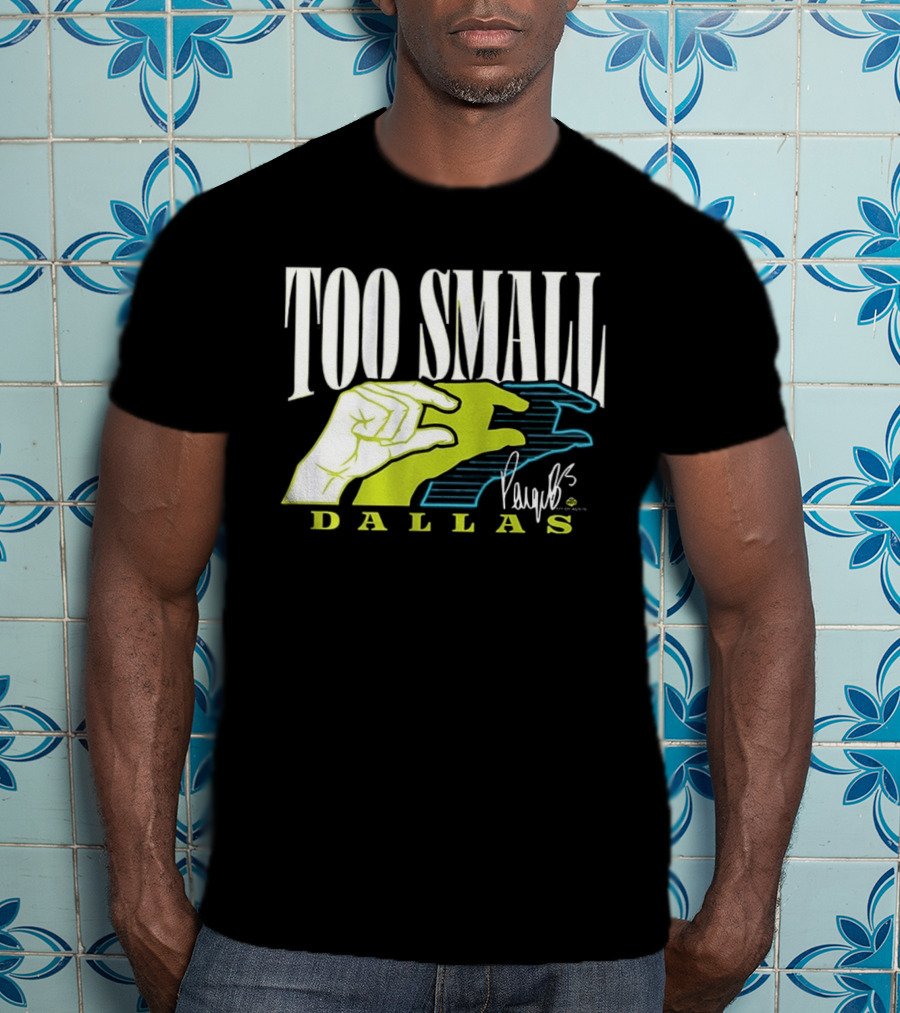 TOO SMALL Hands Paige Bueckers Dallas WNBA T-Shirt