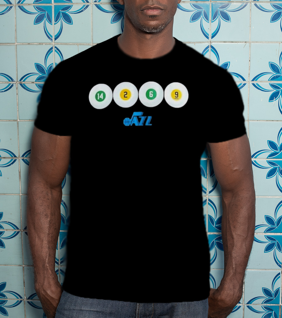 Utah Jazz 14 2 6 9 Basketball Team T-Shirt