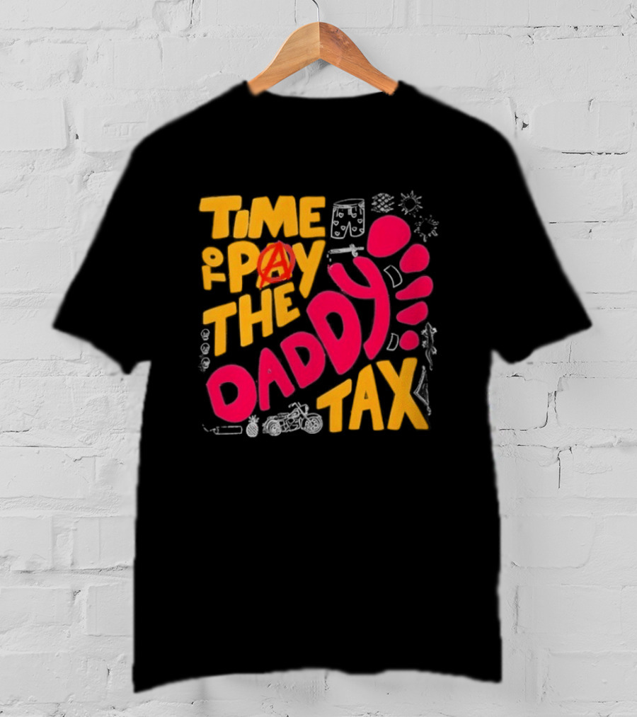 Time To Pay The Daddy Tax Dungeon Crawler Carl Footprint T-Shirt