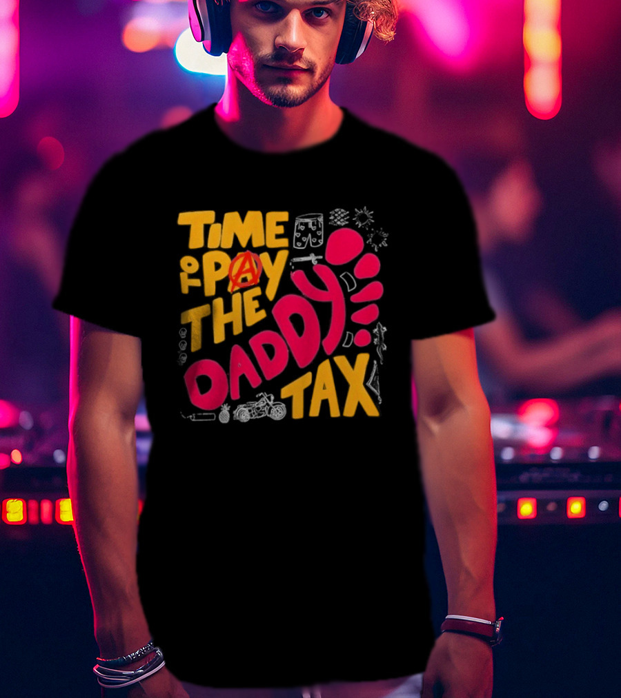 Time To Pay The Daddy Tax Dungeon Crawler Carl Footprint T-Shirt