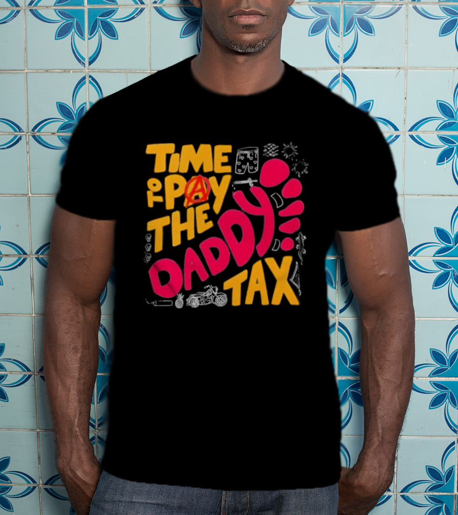 Time To Pay The Daddy Tax Dungeon Crawler Carl Footprint T-Shirt