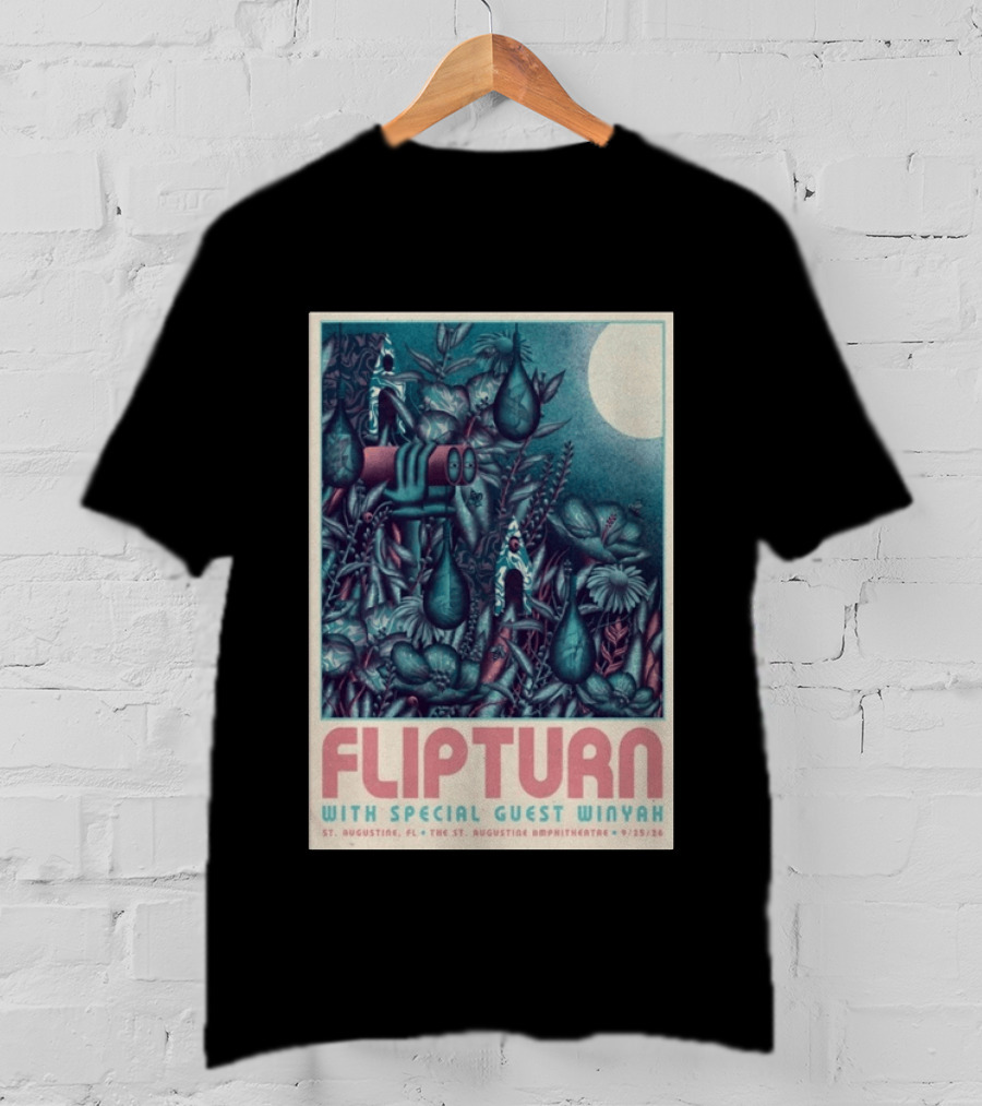 FLIPTURN With Special Guest Winyah St. Augustine Ampitheatre 9/25/26 T-Shirt