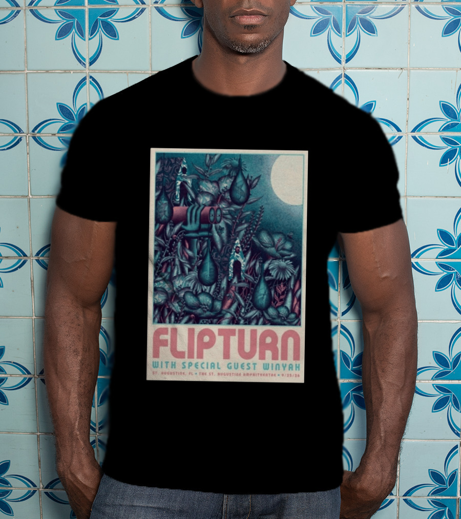 FLIPTURN With Special Guest Winyah St. Augustine Ampitheatre 9/25/26 T-Shirt