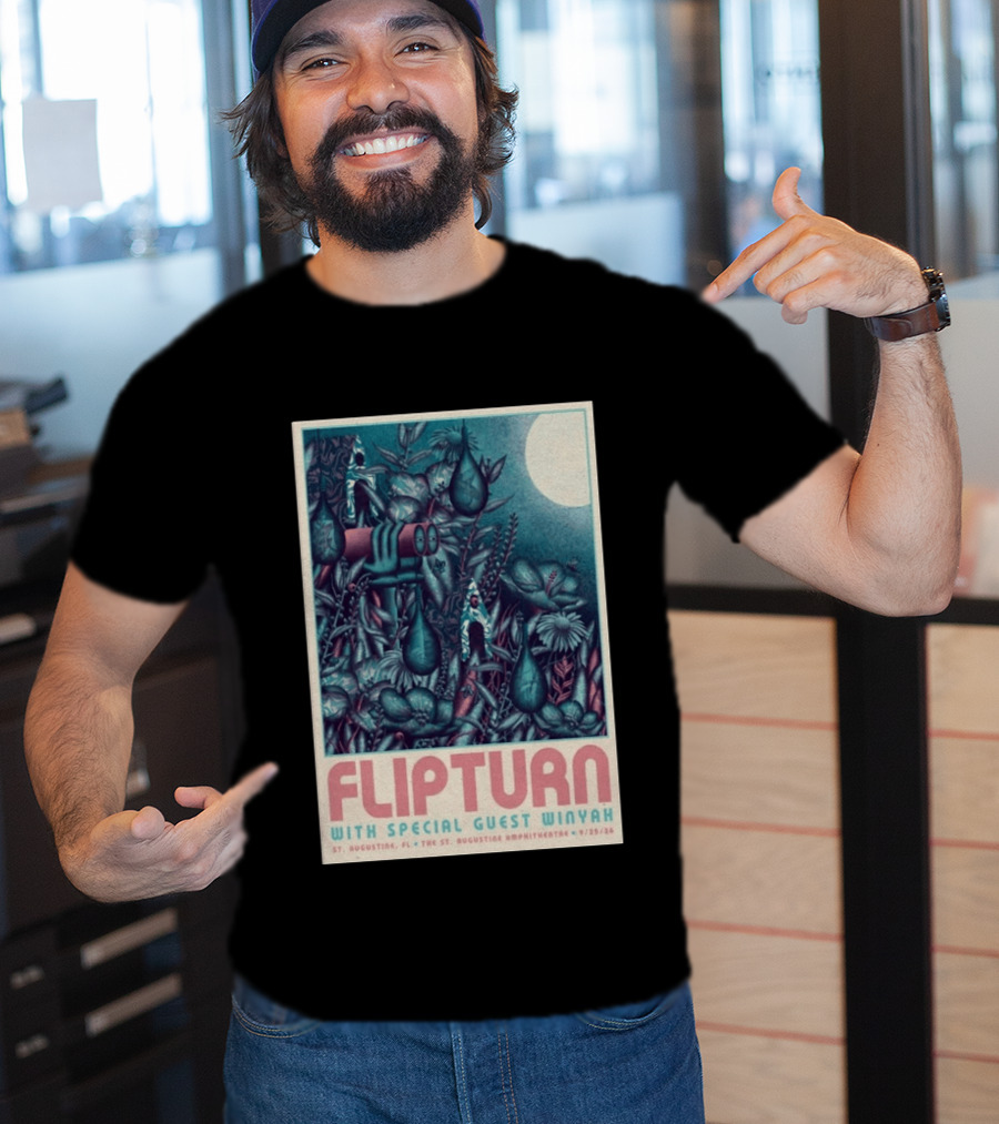 FLIPTURN With Special Guest Winyah St. Augustine Ampitheatre 9/25/26 T-Shirt