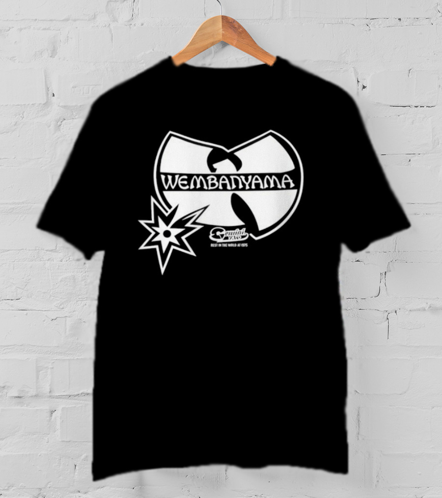 Victor Wembanyama Wu Tang San Antonio Spurs Cactus Basketball 1975 T-Shirt