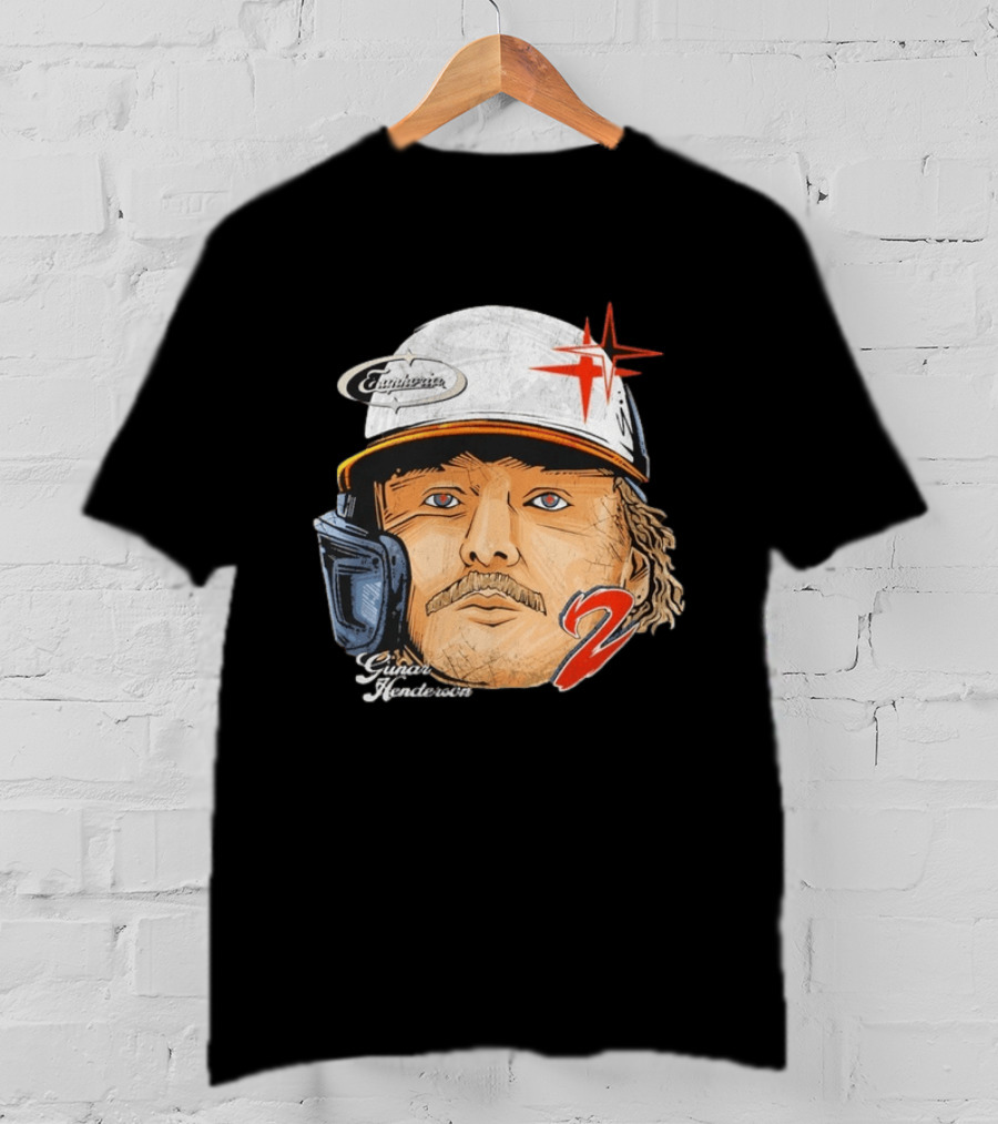Gunnar Henderson Euphoria Gaze Helmet Number 2 T-Shirt