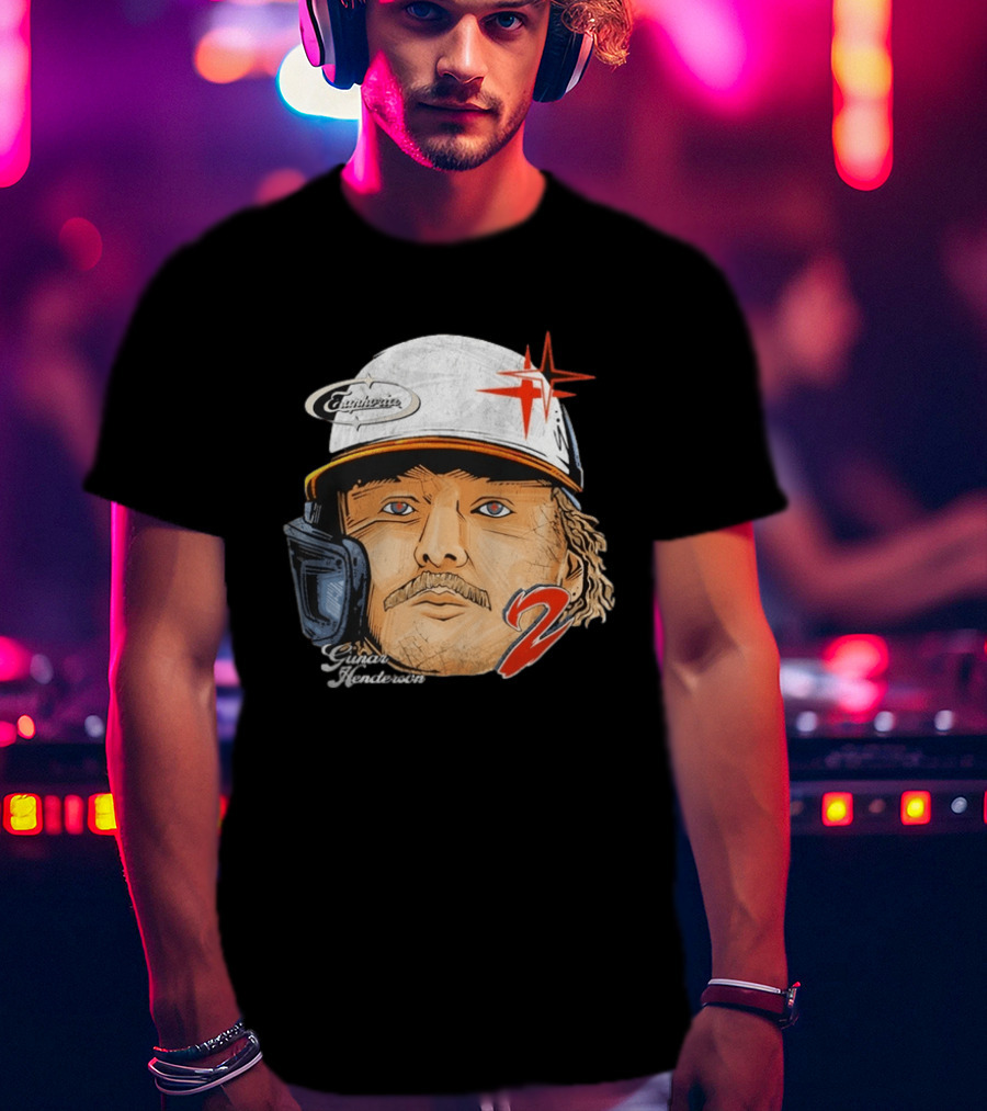 Gunnar Henderson Euphoria Gaze Helmet Number 2 T-Shirt