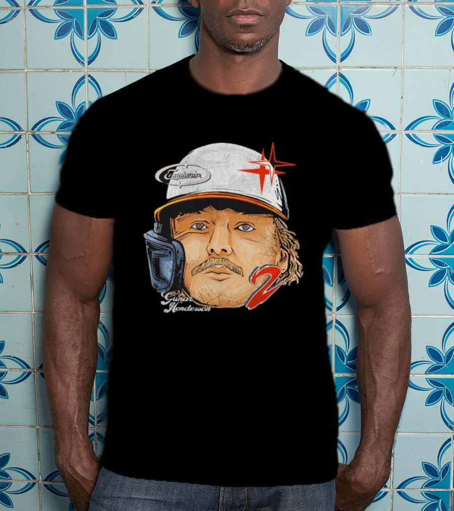 Gunnar Henderson Euphoria Gaze Helmet Number 2 T-Shirt
