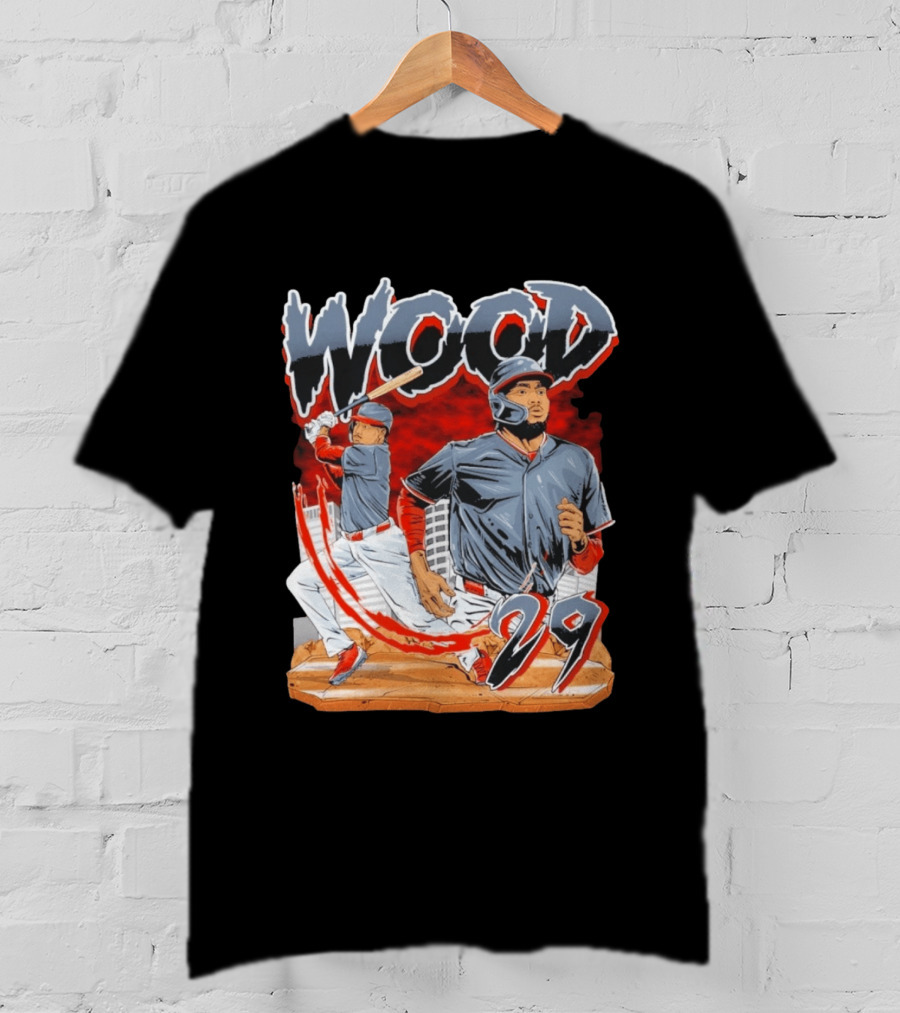 Wood 29 Baseball Euphoria Debut Action Scene T-Shirt