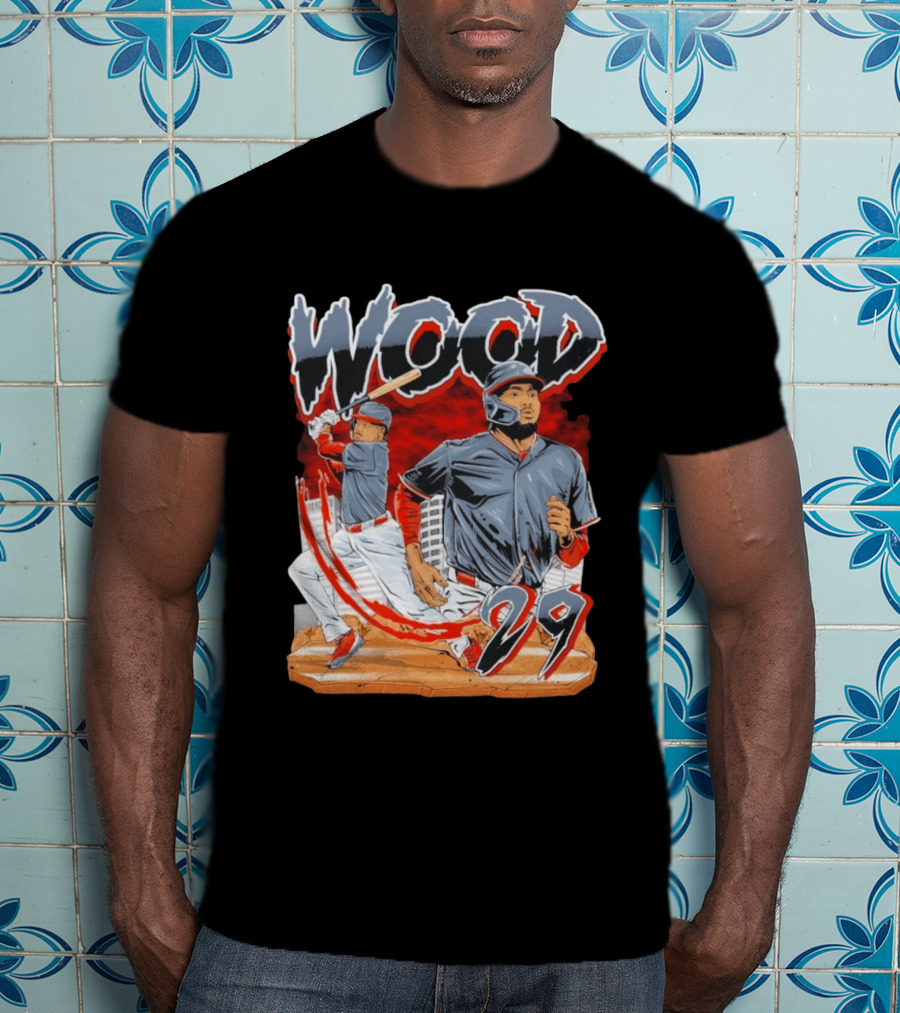 Wood 29 Baseball Euphoria Debut Action Scene T-Shirt