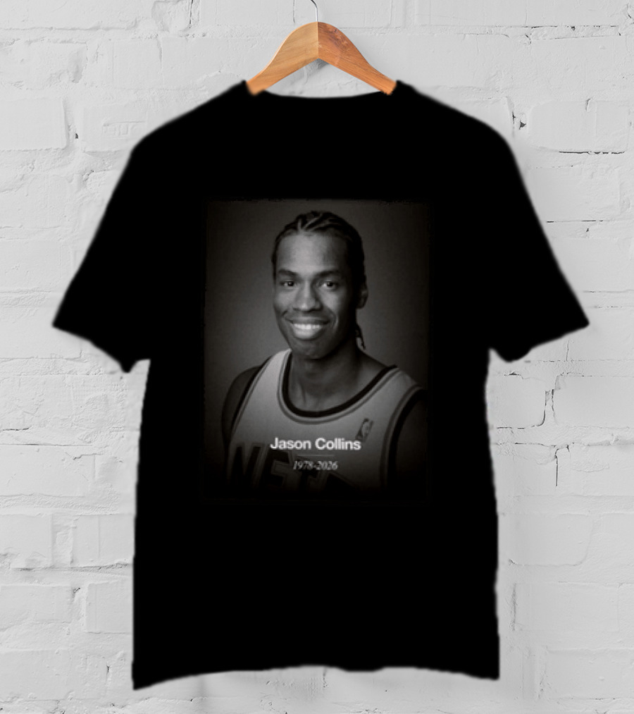 Jason Collins 1978 2026 Nets Basketball Player T-Shirt