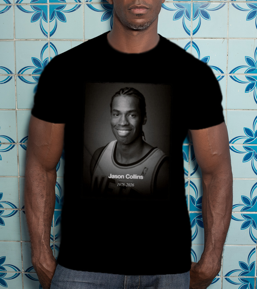 Jason Collins 1978 2026 Nets Basketball Player T-Shirt