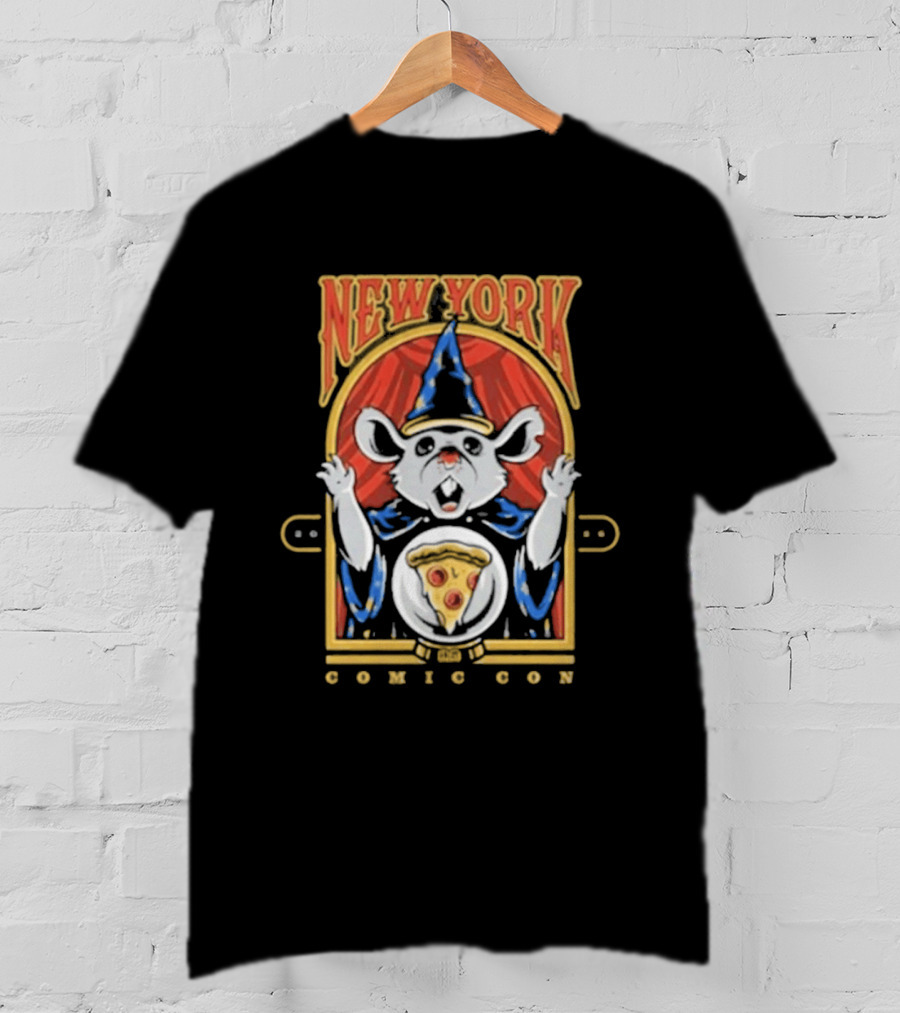 New York Comic Con 2026 Ratz Wizard Pizza Magic T-Shirt