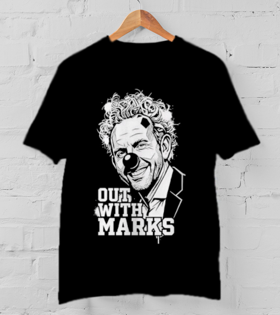 Out With Marks Sean Marks Clown Face T-Shirt