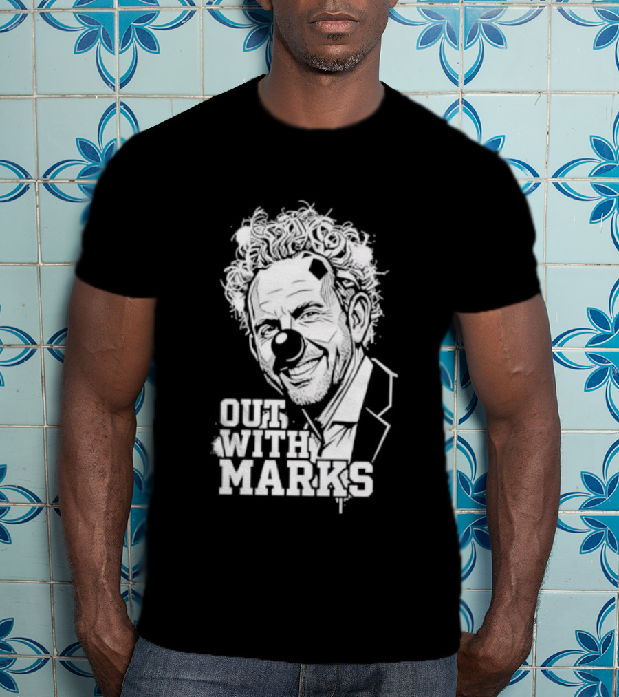 Out With Marks Sean Marks Clown Face T-Shirt
