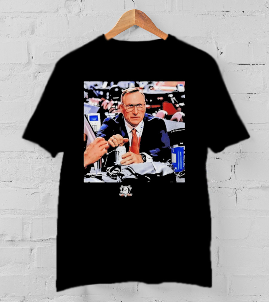 Pat Verbeek Anaheim Ducks General Manager Team Meeting Photo T-Shirt
