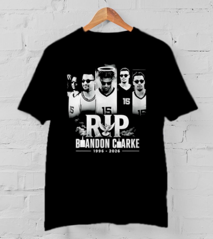 RIP Brandon Clarke 1996 2026 Commemorative Basketball T-Shirt