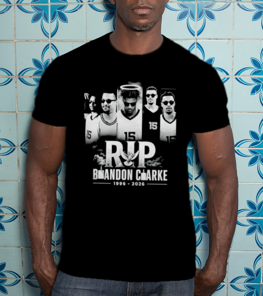 RIP Brandon Clarke 1996 2026 Commemorative Basketball T-Shirt