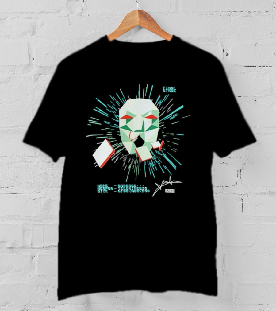 Andross Star Fox Final Stage 64 3D Boss Battle Polygonal Villain Mask T-Shirt