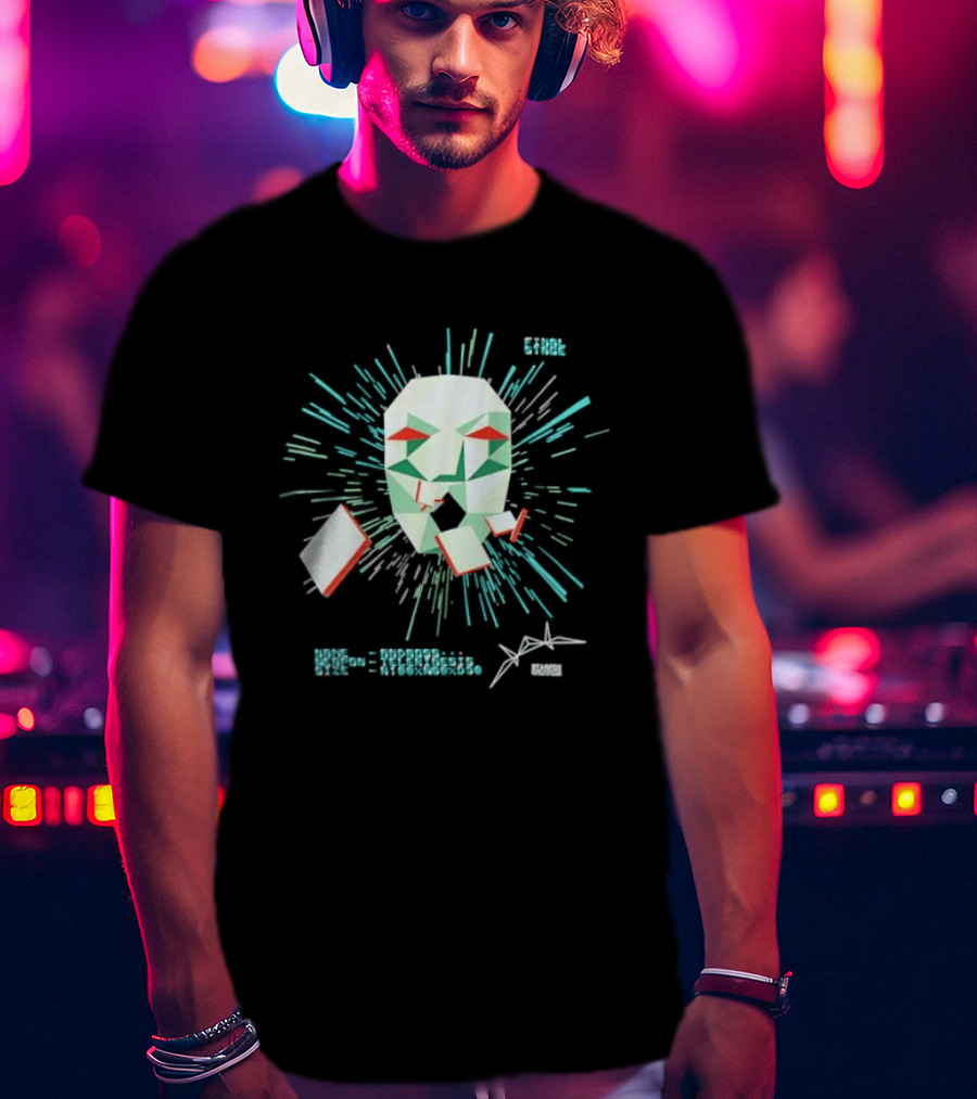 Andross Star Fox Final Stage 64 3D Boss Battle Polygonal Villain Mask T-Shirt