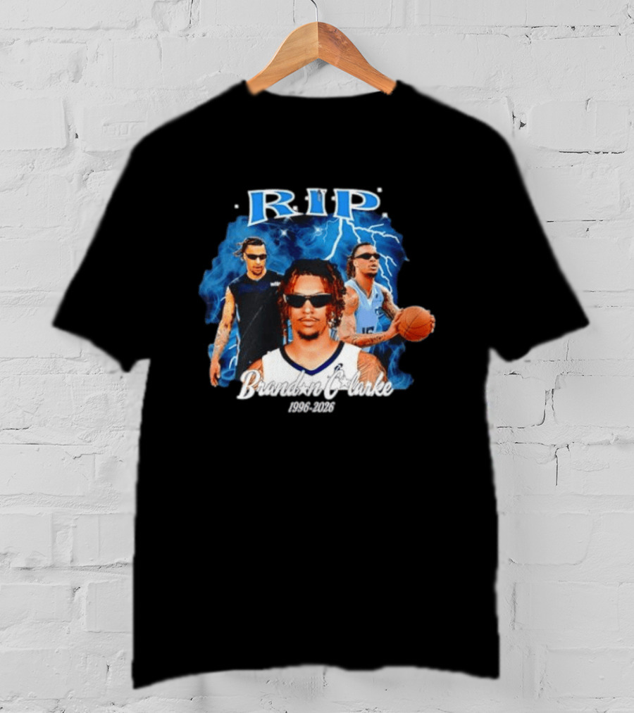 RIP Brandon Clarke 1996 2026 Memphis Grizzlies NBA Players Commemorative T-Shirt