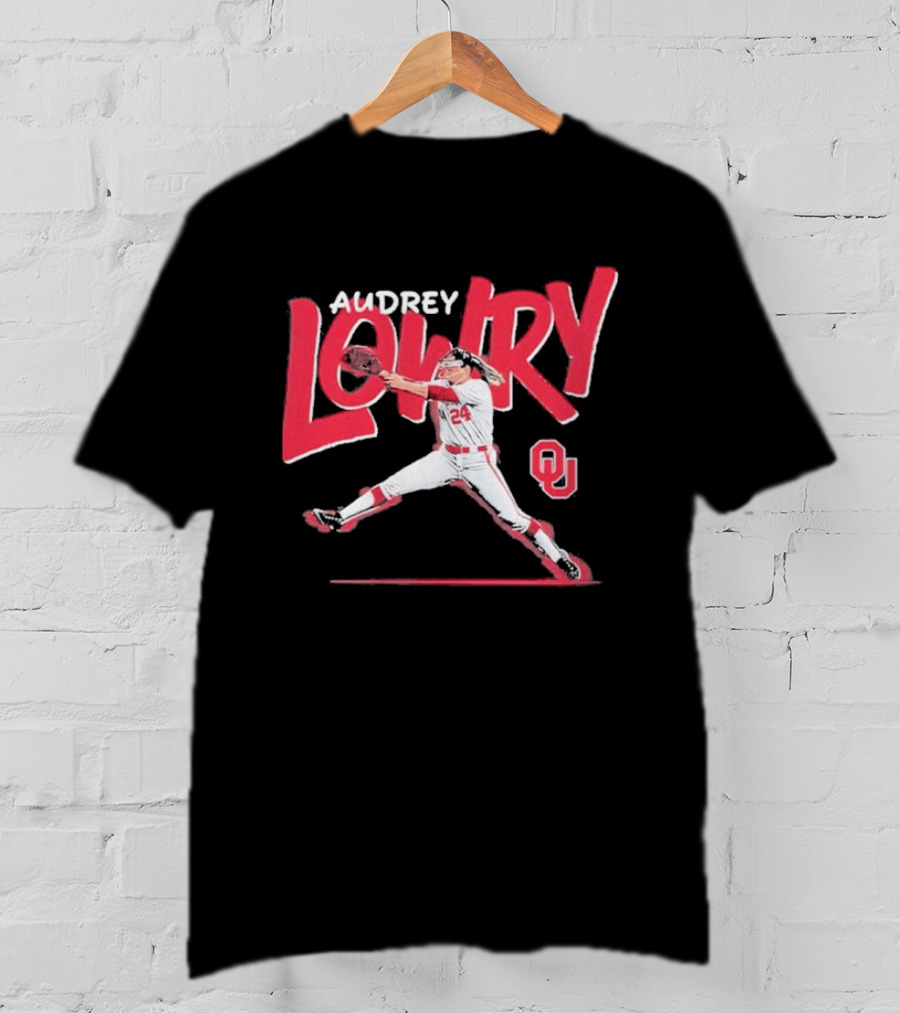 Audrey Lowry Oklahoma Sooners Softball OU 24 T-Shirt