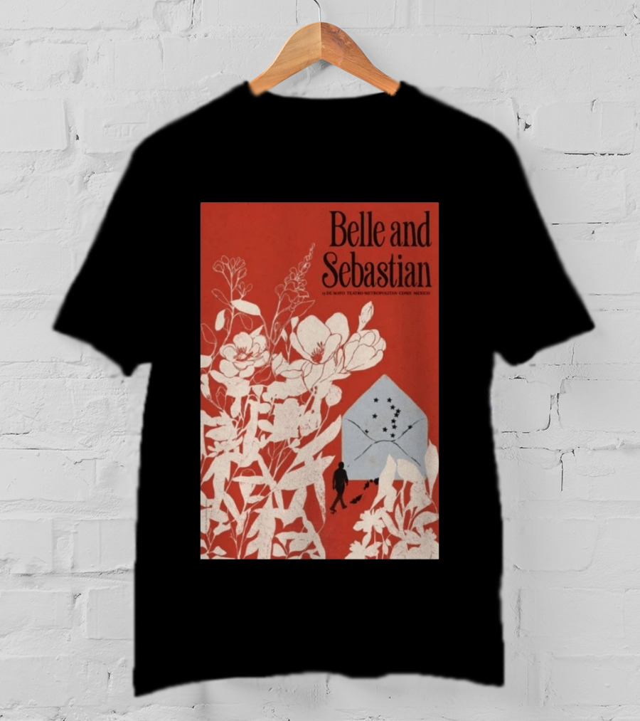 Belle And Sebastian 13 De Mayo Teatro Metropólitan CDMX Mexico Floral T-Shirt
