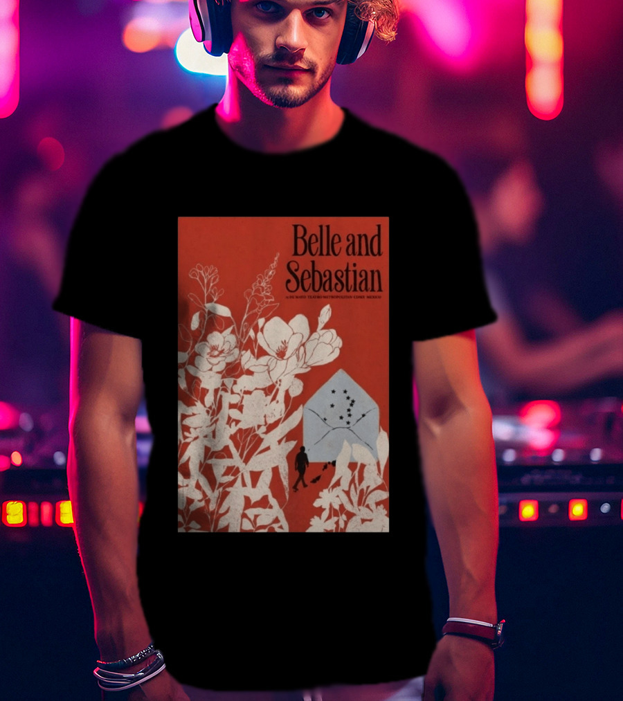 Belle And Sebastian 13 De Mayo Teatro Metropólitan CDMX Mexico Floral T-Shirt