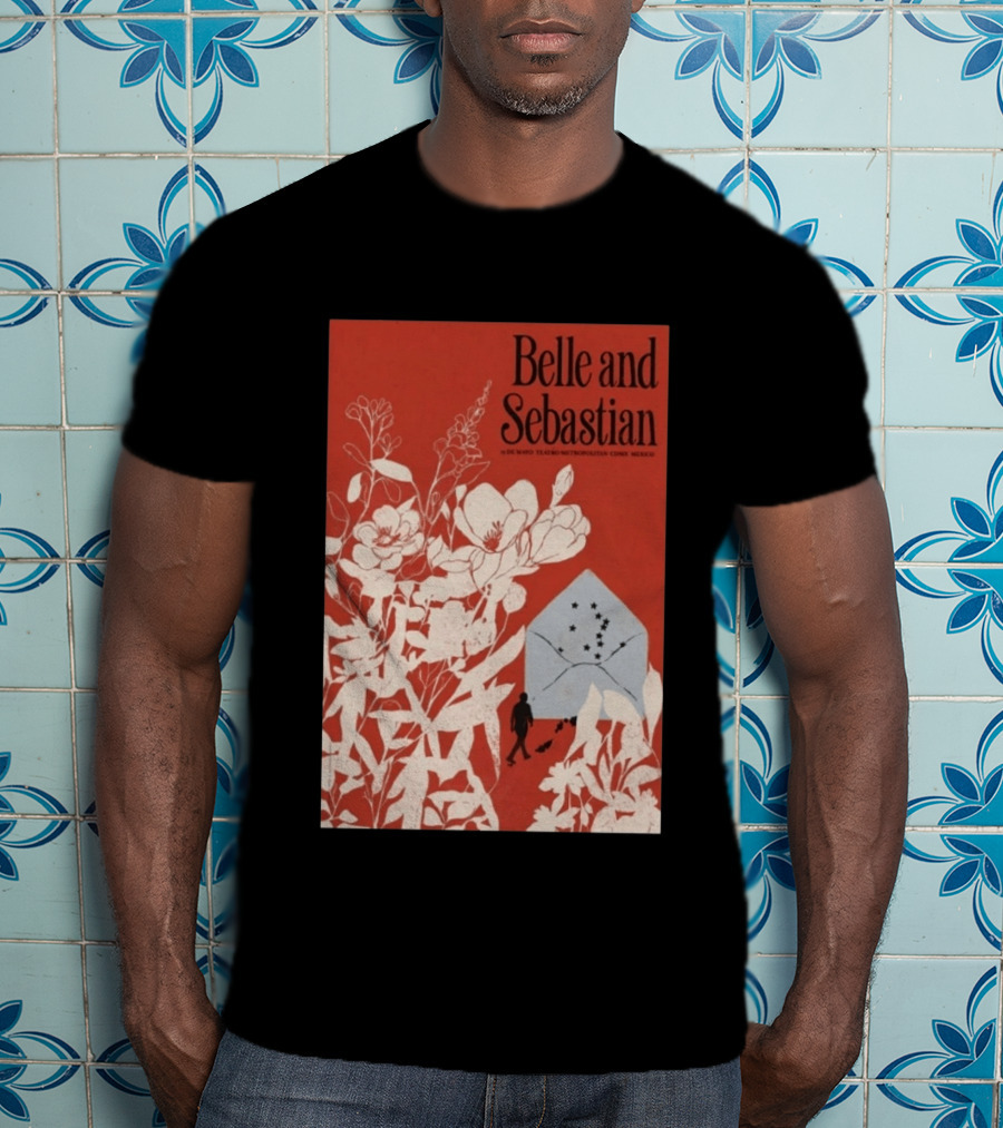 Belle And Sebastian 13 De Mayo Teatro Metropólitan CDMX Mexico Floral T-Shirt