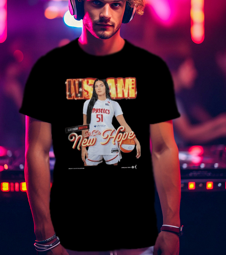 SLAM 262 Washington Mystics Lauren Betts DC's New Hope T-Shirt