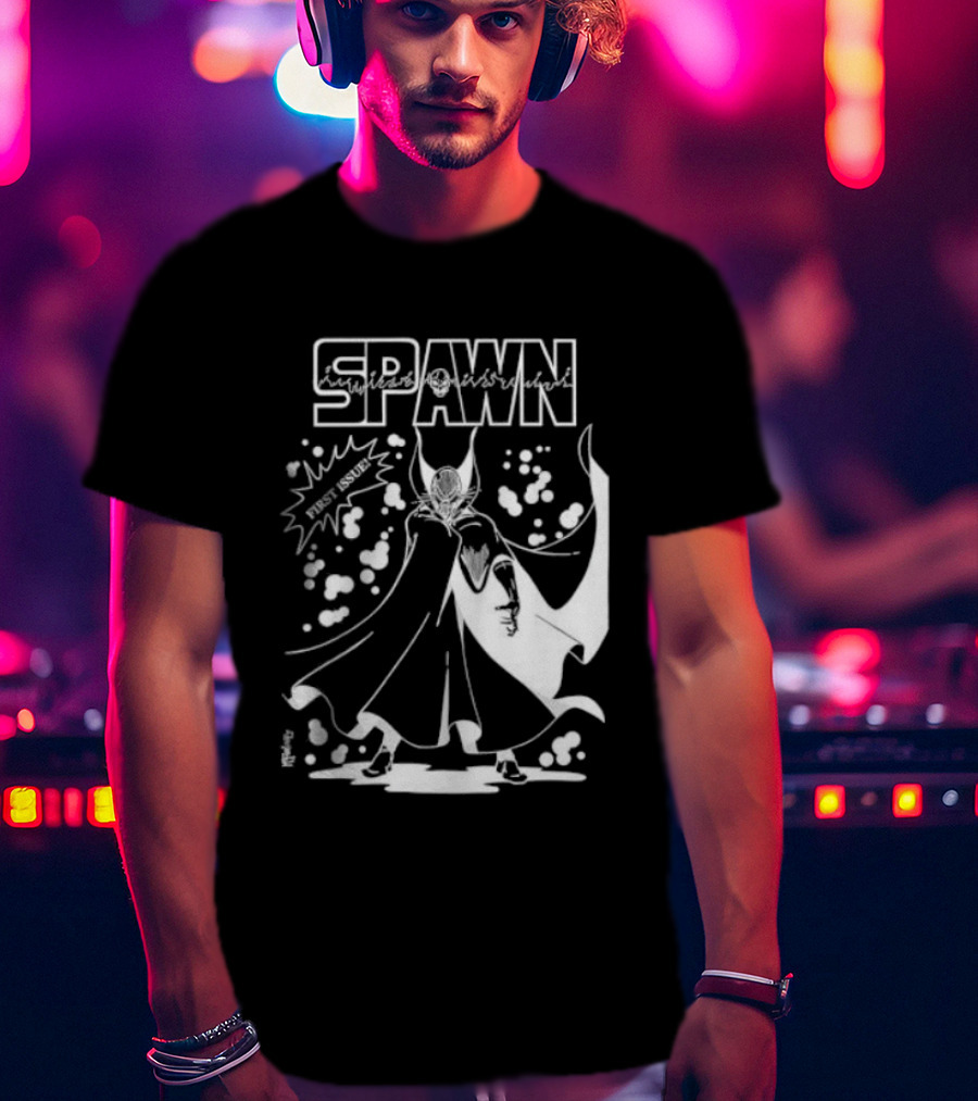 Spawn First Issue Comic Artwork Cover Retro 90s T-Shirt