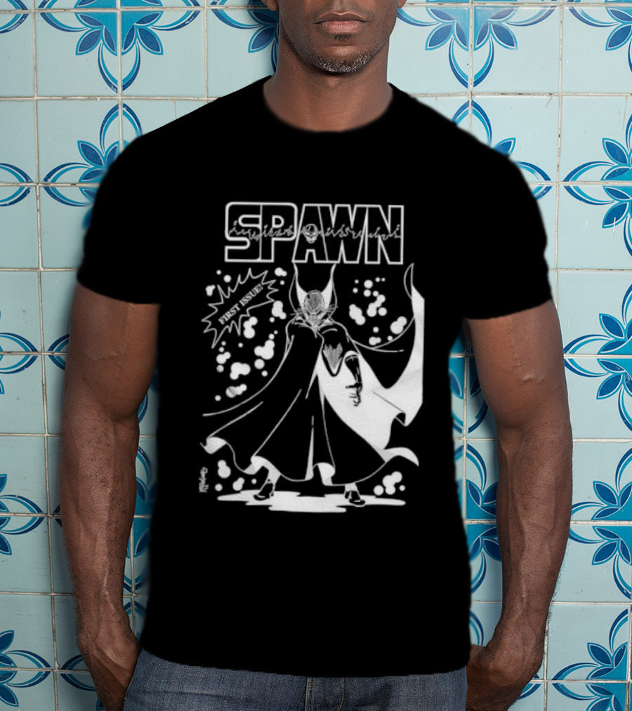 Spawn First Issue Comic Artwork Cover Retro 90s T-Shirt