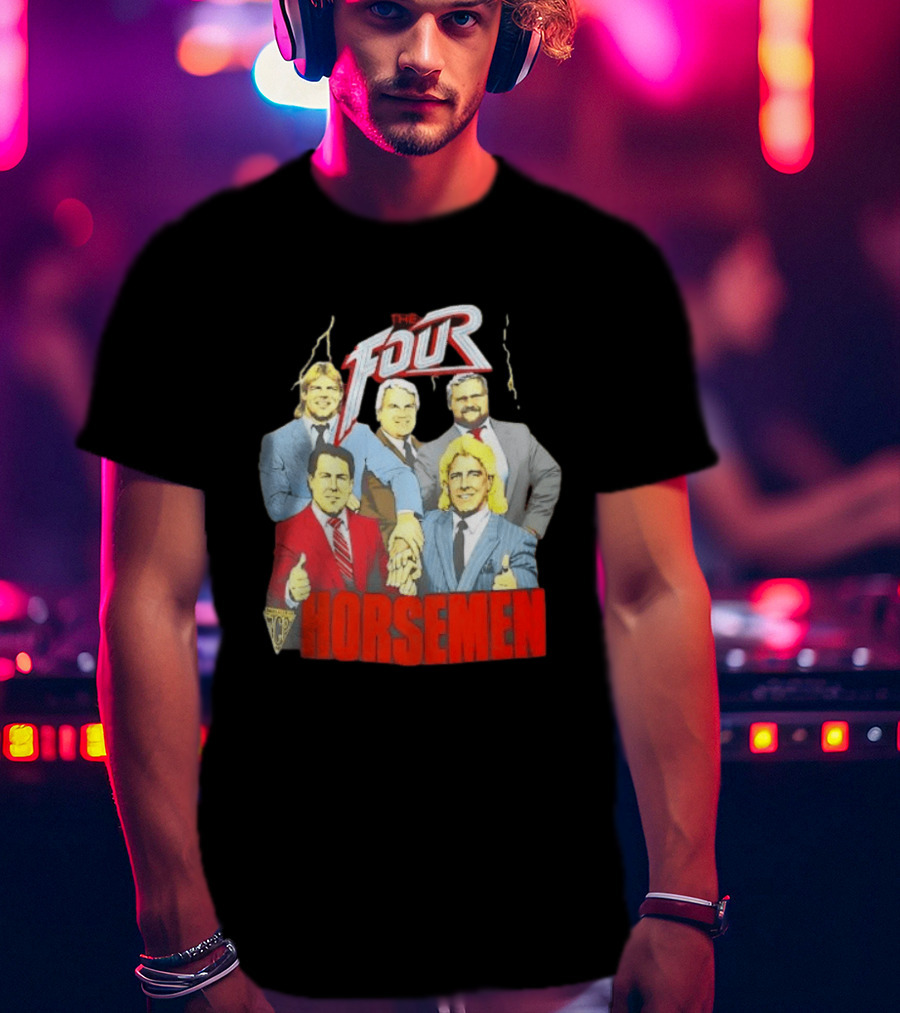 The Four Horsemen Jim Crockett Promotions Stylin Collection T-Shirt